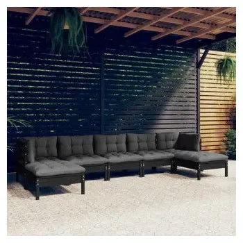 vidaxl_3097095_juego_de_sillones_con_reposapiés_para_jardín_de_7_piezas_hecho_en_madera_color_negro_y_cojines_grises_oscuros_1