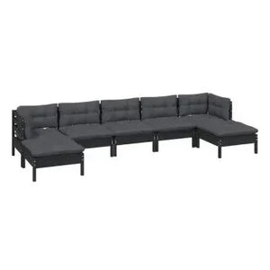 vidaxl_3097095_juego_de_sillones_con_reposapiés_para_jardín_de_7_piezas_hecho_en_madera_color_negro_y_cojines_grises_oscuros_2