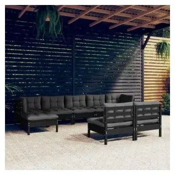 vidaxl_3097107_set_muebles_para_jardín_de_9_piezas_hecho_en_madera_con_reposapiés_color_negro_y_cojines_color_gris_oscuro_1