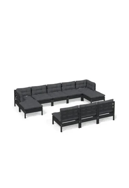 vidaxl_3097119_set_de_sillones_para_jardín_de_10_piezas_hecho_en_madera_con_reposapiés_color_negro_y_cojines_color_gris_oscuro_0