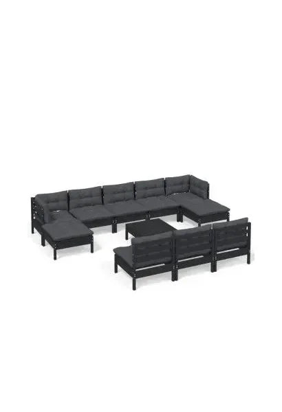 vidaxl_3097125_set_mobiliario_para_jardín_de_11_piezas_hecho_en_madera_con_mesa_color_negro_y_cojines_color_gris_oscuro_vida_xl_0