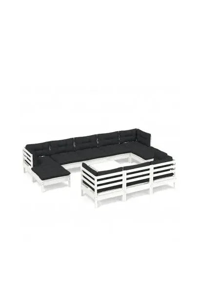 vidaxl_3097146_juego_de_muebles_para_jardín_de_madera_maciza_de_pino_de_color_blanco_y_gris_antracita_11_piezas_0