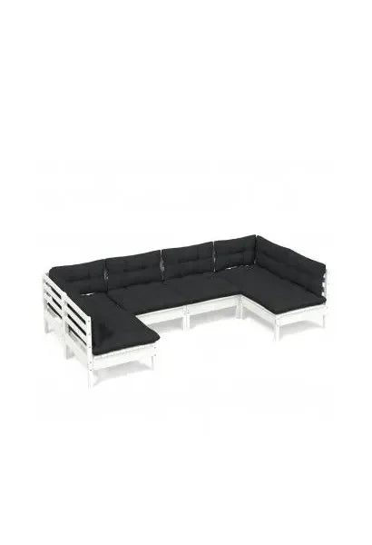 vidaxl_3097152_conjunto_de_jardín_de_6_piezas_con_sofás_de_pino_blancos_y_cojines_gris_antracita_0