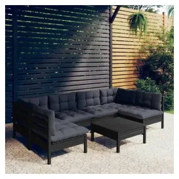 vidaxl_3097161_set_mobiliario_para_jardín_de_7_piezas_hecho_en_madera_color_negro_y_cojines_color_gris_antracita_oscuro_1