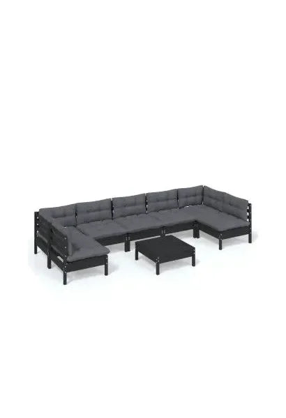 vidaxl_3097173_juego_de_muebles_para_jardín_de_8_piezas_fabricado_en_madera_maciza_de_pino_color_negro_y_cojines_color_gris_0