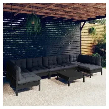 vidaxl_3097173_juego_de_muebles_para_jardín_de_8_piezas_fabricado_en_madera_maciza_de_pino_color_negro_y_cojines_color_gris_1