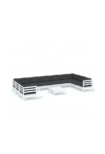vidaxl_3097338_juego_de_muebles_para_exterior_de_madera_maciza_de_pino_color_blanco_y_gris_antracita_11_piezas_0