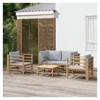 vidaxl_3155089_juego_de_muebles_para_jardín_de_5_piezas_fabricado_en_bambú_con_cojines_de_color_gris_claro_vida_xl_1