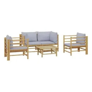 vidaxl_3155089_juego_de_muebles_para_jardín_de_5_piezas_fabricado_en_bambú_con_cojines_de_color_gris_claro_vida_xl_2