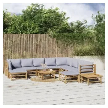 vidaxl_3155099_set_de_sofás_y_mesa_para_jardín_de_12_piezas_fabricado_en_bambú_con_cojines_de_color_gris_claro_vida_xl_1