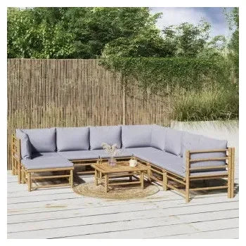 vidaxl_3155100_set_de_sofás_y_mesa_para_jardín_de_9_piezas_fabricado_en_bambú_con_cojines_de_color_gris_claro_vida_xl_1