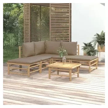 vidaxl_3155111_set_de_sofás_centrales_y_esquineros_para_jardín_de_8_piezas_fabricado_en_bambú_con_cojines_de_color_gris_topo_vida_xl_1