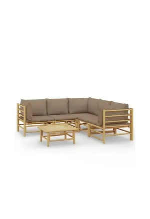 vidaxl_3155124_set_de_sofás_centrales_y_esquineros_para_jardín_de_6_piezas_fabricado_en_bambú_con_cojines_de_color_gris_topo_vida_xl_0