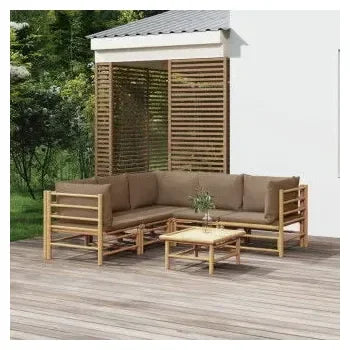 vidaxl_3155124_set_de_sofás_centrales_y_esquineros_para_jardín_de_6_piezas_fabricado_en_bambú_con_cojines_de_color_gris_topo_vida_xl_1