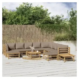 vidaxl_3155131_set_de_sofás_centrales_y_esquineros_para_jardín_de_12_piezas_fabricado_en_bambú_con_cojines_de_color_gris_topo_vida_xl_1