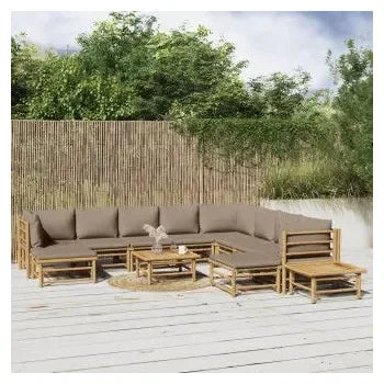 vidaxl_3155131_set_de_sofás_centrales_y_esquineros_para_jardín_de_12_piezas_fabricado_en_bambú_con_cojines_de_color_gris_topo_vida_xl_1