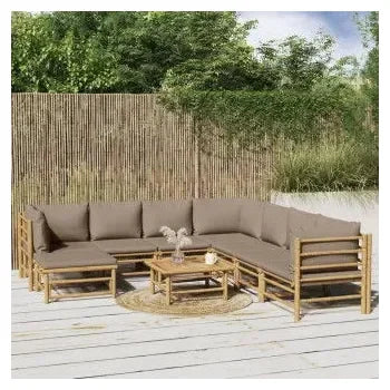 vidaxl_3155132_set_de_sofás_centrales_y_esquineros_para_jardín_de_9_piezas_fabricado_en_bambú_con_cojines_de_color_gris_topo_vida_xl_1