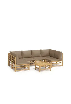 vidaxl_3155134_set_de_sofás_con_mesa_para_jardín_de_7_piezas_fabricado_en_bambú_con_cojines_de_color_gris_topo_vida_xl_0