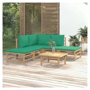 vidaxl_3155143_set_de_sofás_con_reposapiés_para_jardín_de_7_piezas_fabricado_en_bambú_con_cojines_de_color_verde_vida_xl_1