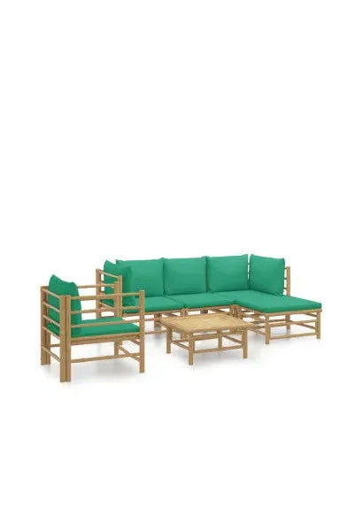 vidaxl_3155147_set_de_sofás_con_reposapiés_y_silla_para_jardín_de_6_piezas_de_madera_con_cojines_de_color_verde_vida_xl_0