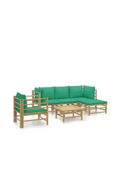 vidaxl_3155147_set_de_sofás_con_reposapiés_y_silla_para_jardín_de_6_piezas_de_madera_con_cojines_de_color_verde_vida_xl_0