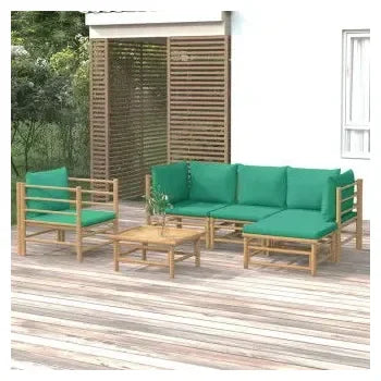 vidaxl_3155147_set_de_sofás_con_reposapiés_y_silla_para_jardín_de_6_piezas_de_madera_con_cojines_de_color_verde_vida_xl_1