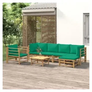vidaxl_3155149_set_de_sofás_con_reposapiés_y_silla_para_jardín_de_7_piezas_de_madera_con_cojines_de_color_verde_vida_xl_1