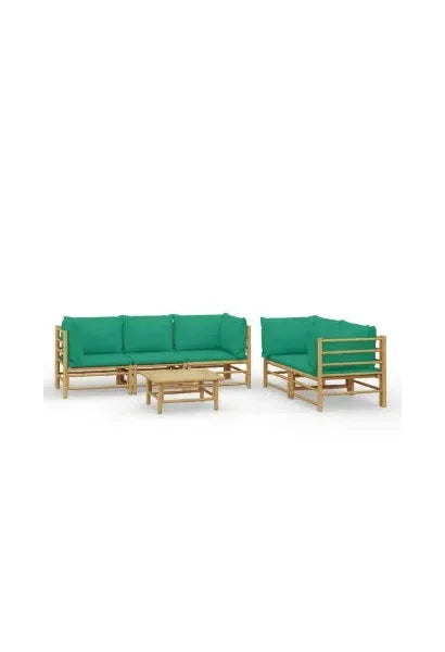 vidaxl_3155154_set_de_sofá_central_y_esquineros_para_jardín_6_piezas_hecho_en_bambú_con_cojines_de_color_verde_vida_xl_0