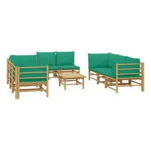 vidaxl_3155155_set_de_sofás_para_jardín_de_9_piezas_fabricado_en_bambú_con_cojines_de_color_verde_vida_xl_2