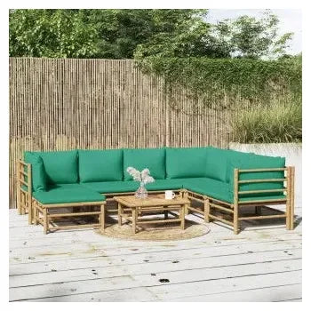vidaxl_3155159_set_de_sofás_y_reposapiés_para_jardín_de_8_piezas_fabricado_en_bambú_con_cojines_de_color_verde_vida_xl_1