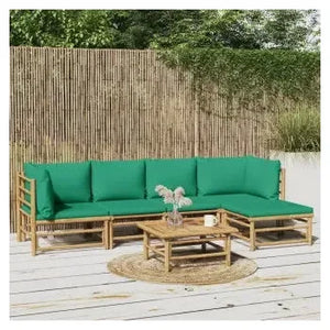 vidaxl_3155168_set_de_sofás_y_reposapiés_para_jardín_de_6_piezas_fabricado_en_bambú_con_cojines_de_color_verde_vida_xl_1