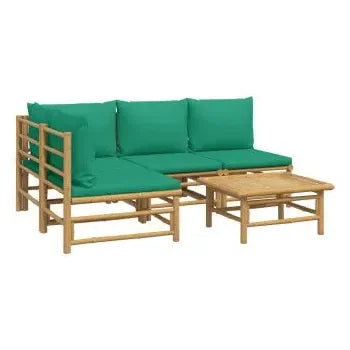 vidaxl_3155170_set_de_sofás_centrales_y_esquineros_para_jardín_de_6_piezas_fabricado_en_bambú_con_cojines_de_color_verde_vida_xl_2
