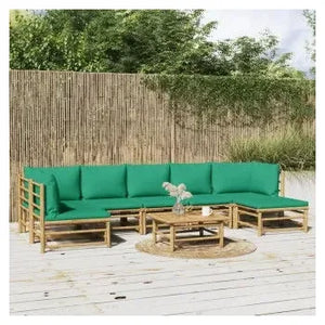vidaxl_3155174_juego_de_sofás_con_reposapiés_para_jardín_de_8_piezas_fabricado_en_bambú_con_cojines_de_color_verde_vida_xl_1