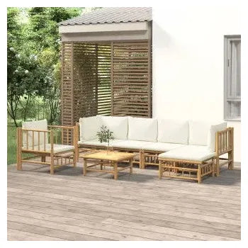 vidaxl_3155181_set_de_sofás_con_reposapiés_y_silla_para_jardín_de_7_piezas_fabricado_en_bambú_con_cojines_de_color_blanco_vida_xl_1
