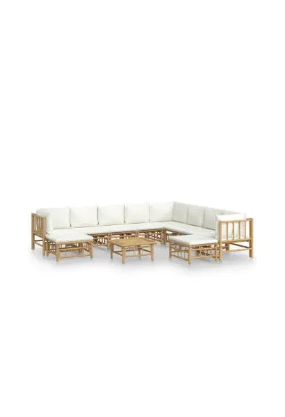 vidaxl_3155193_set_de_sofás_y_reposapiés_para_jardín_de_11_piezas_fabricado_en_bambú_con_cojines_de_color_blanco_vida_xl_0