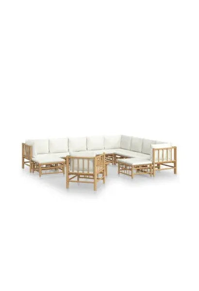 vidaxl_3155194_set_de_sofás_y_silla_con_reposapiés_para_jardín_de_12_piezas_fabricado_en_bambú_con_cojines_de_color_blanco_vida_xl_0