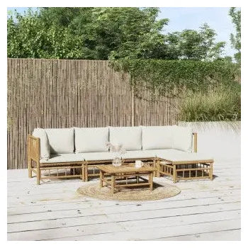 vidaxl_3155200_juego_de_sofás_y_reposapiés_con_mesa_para_jardín_de_6_piezas_fabricado_en_bambú_con_cojines_de_color_blanco_vida_xl_1