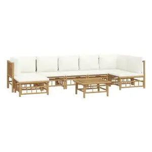 vidaxl_3155206_set_de_sofás_y_reposapiés_con_mesa_para_jardín_de_8_piezas_fabricado_en_bambú_con_cojines_de_color_blanco_vida_xl_2