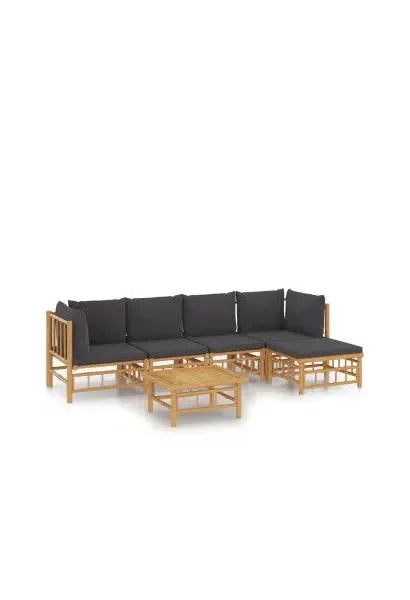vidaxl_3155212_juego_de_sofás_con_reposapiés_para_jardín_de_6_piezas_fabricado_en_bambú_con_cojines_grises_vida_xl_0