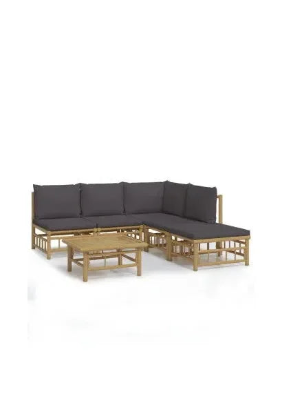 vidaxl_3155231_set_de_sofás_con_reposapiés_para_jardín_de_6_piezas_fabricado_en_bambú_con_cojines_grises_vida_xl_0
