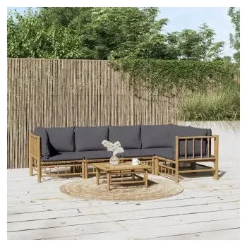 vidaxl_3155233_set_de_sofás_con_mesa_para_jardín_de_6_piezas_fabricado_en_bambú_con_cojines_grises_vida_xl_1