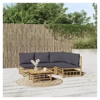 vidaxl_3155234_set_de_sofás_y_mesa_para_jardín_de_5_piezas_fabricado_en_bambú_con_cojines_grises_vida_xl_1