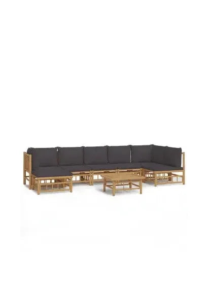 vidaxl_3155238_set_de_sofás_y_reposapiés_con_mesa_para_jardín_de_8_piezas_fabricado_en_bambú_con_cojines_grises_vida_xl_0