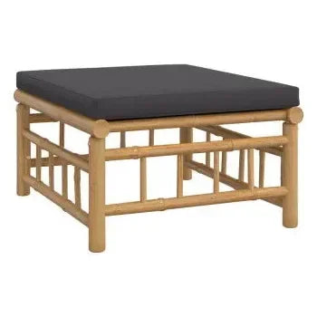 vidaxl_3155238_set_de_sofás_y_reposapiés_con_mesa_para_jardín_de_8_piezas_fabricado_en_bambú_con_cojines_grises_vida_xl_5
