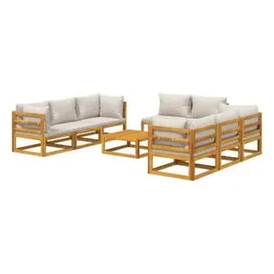 vidaxl_3155287_set_de_sofás_y_mesa_de_jardín_de_9_piezas_fabricado_en_madera_de_acacia_con_cojines_gris_claro_vida_xl_2