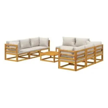 vidaxl_3155287_set_de_sofás_y_mesa_de_jardín_de_9_piezas_fabricado_en_madera_de_acacia_con_cojines_gris_claro_vida_xl_2