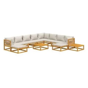 vidaxl_3155295_set_de_sofás_y_reposapiés_para_jardín_de_12_piezas_fabricado_en_madera_de_acacia_con_cojines_gris_claro_vida_xl_2