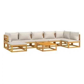 vidaxl_3155306_set_de_sofás_y_reposapiés_para_jardín_de_8_piezas_fabricado_en_madera_de_acacia_con_cojines_gris_claro_vida_xl_2