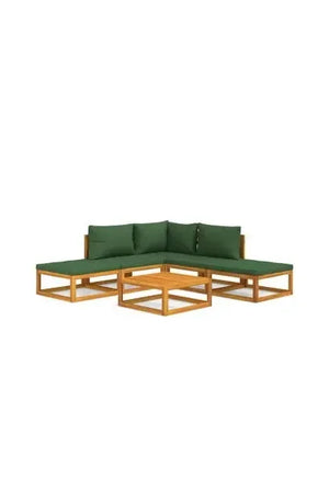 vidaxl_3155307_set_de_sofás_y_reposapiés_para_jardín_de_6_piezas_fabricado_en_madera_de_acacia_con_cojines_color_verde_vida_xl_0