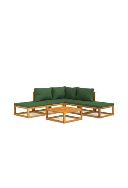 vidaxl_3155307_set_de_sofás_y_reposapiés_para_jardín_de_6_piezas_fabricado_en_madera_de_acacia_con_cojines_color_verde_vida_xl_0
